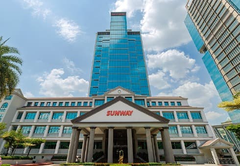 Sunway Group headquarters building with signage